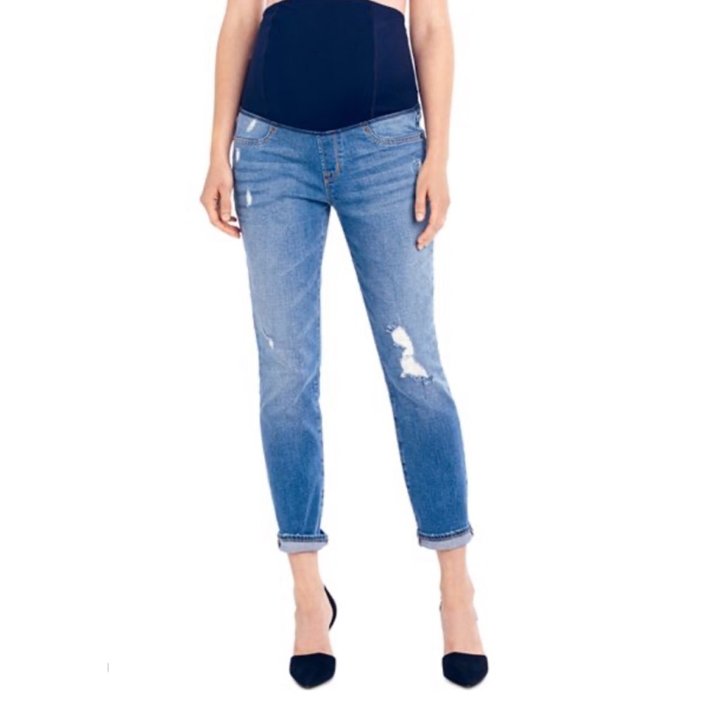 Ingrid & Isabel Maternity Mia Boyfriend Jeans 32